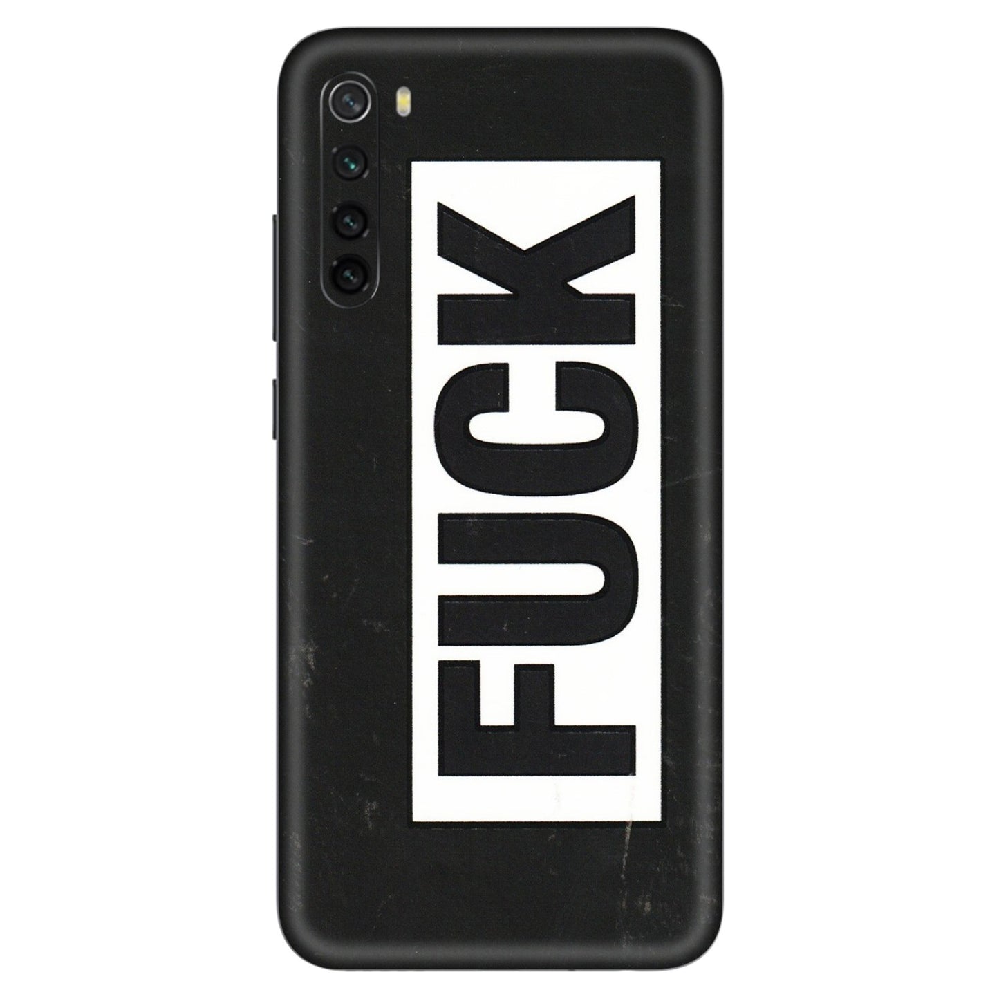 Xiaomi Redmi Phone Skins (All Models) - The F Word - 3D Embossed Finish (L-255) Redmi Note 8