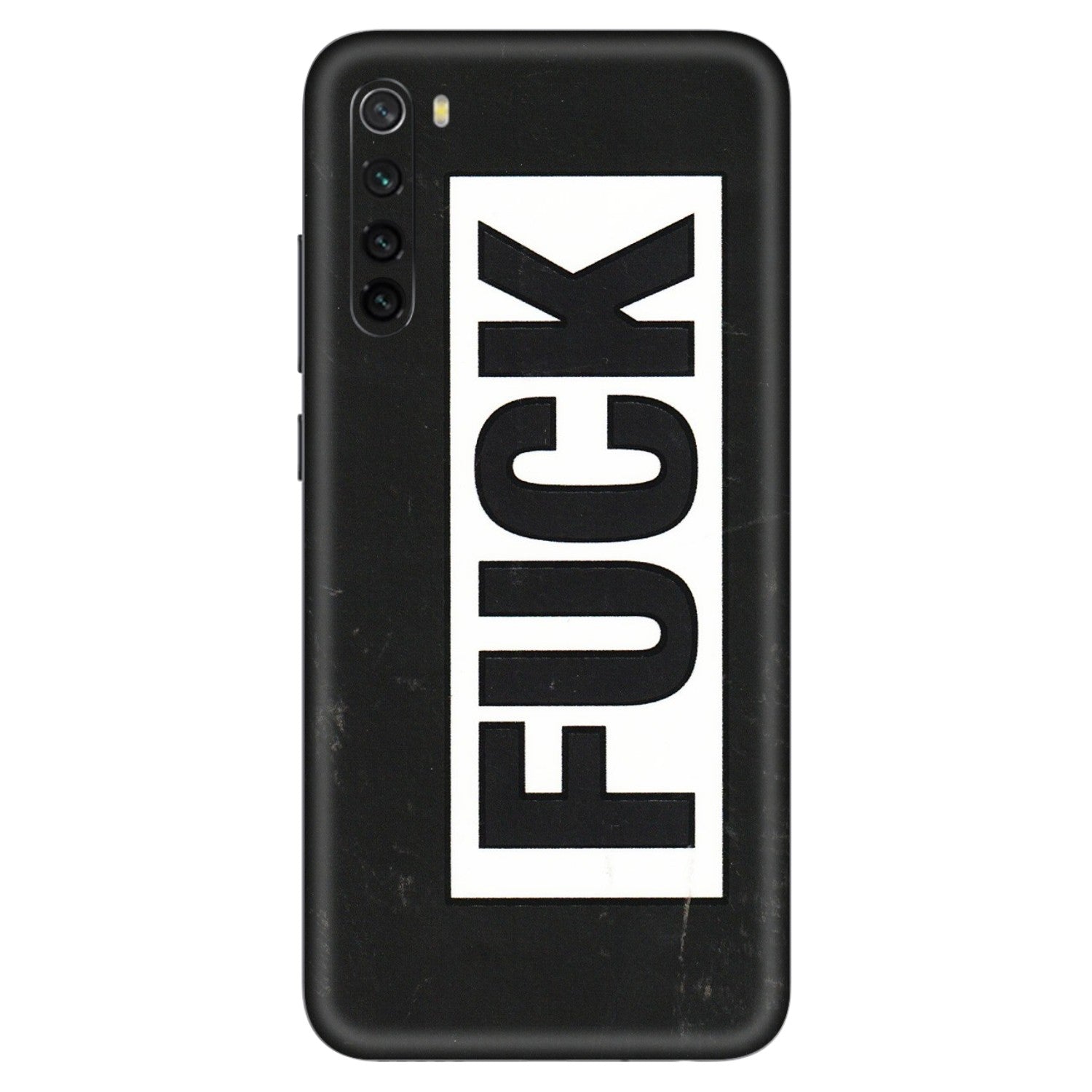 Xiaomi Redmi Phone Skins (All Models) - The F Word - 3D Embossed Finish (L-255) Redmi Note 8