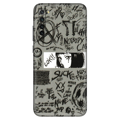 Xiaomi Redmi Phone Skins (All Models) - Never Have Love Anime - 3D Embossed Finish (L-260) Redmi Note 8