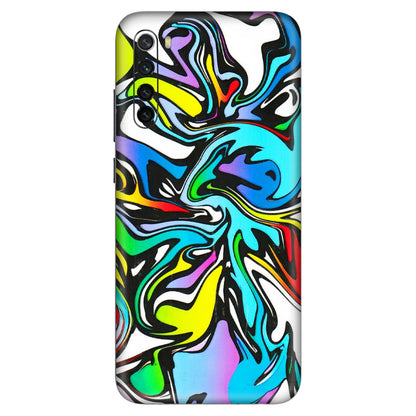 Xiaomi Redmi Phone Skins (All Models) - Abstract Colour Paints - 3D Embossed Finish (L-271) Redmi Note 8
