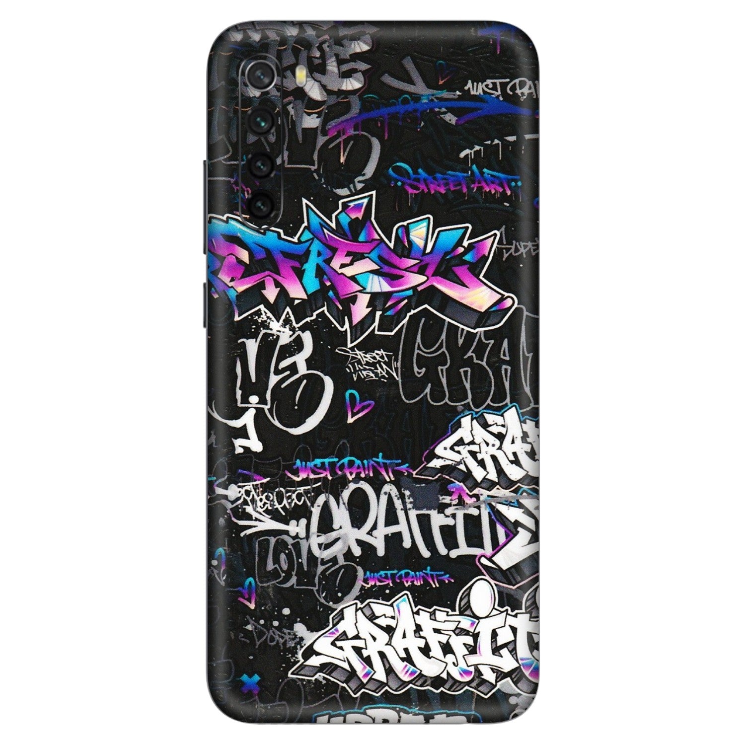 Xiaomi Redmi Phone Skins (All Models) - Graffiti Killer - 3D Embossed Finish (L-274) Redmi Note 8