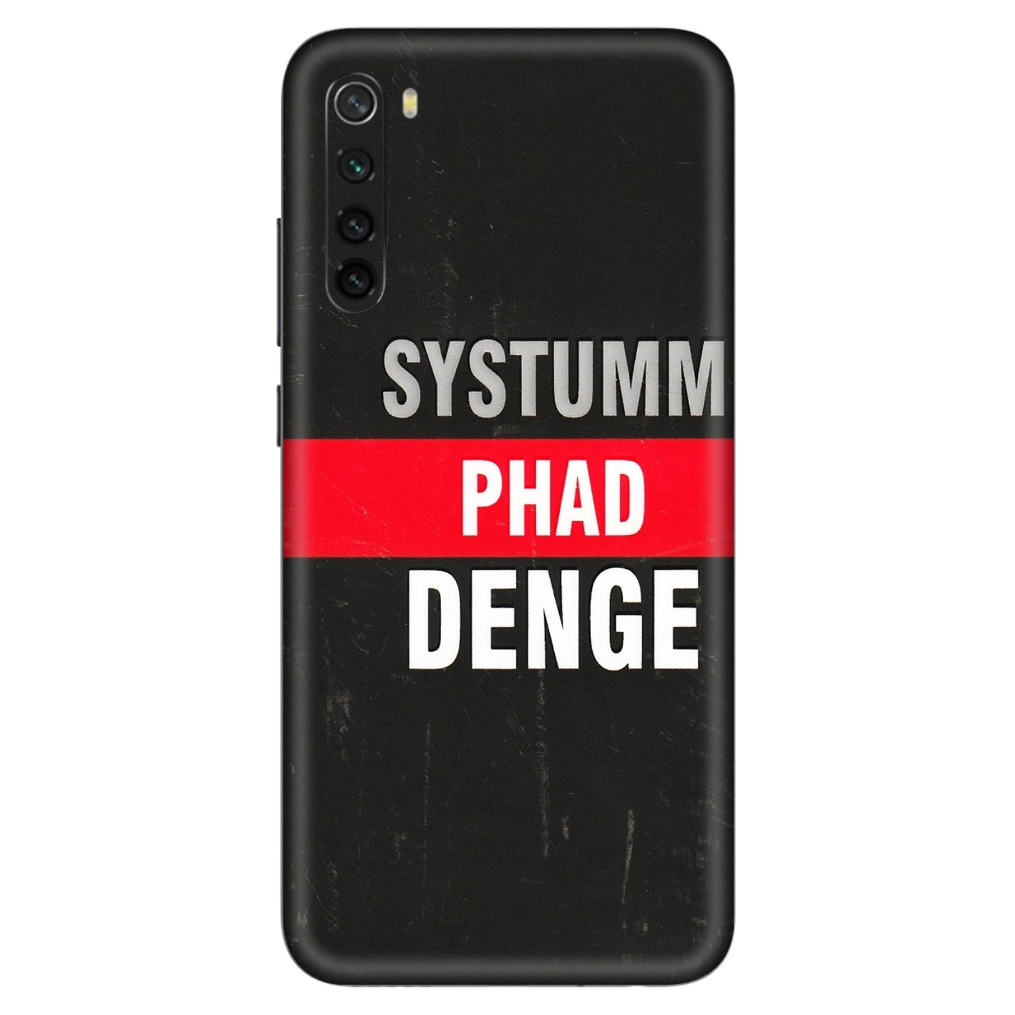 Xiaomi Redmi Phone Skins (All Models) - Systumm Phad Denge - 3D Embossed Finish (L-278) Redmi Note 8