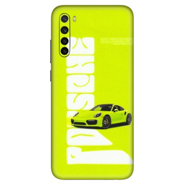 Xiaomi Redmi Phone Skins (All Models) - Lime Green Porche - 3D Embossed Finish (L-30) Redmi Note 8