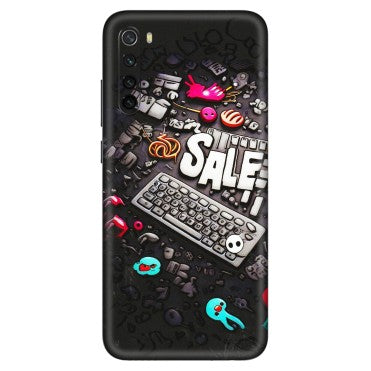 Xiaomi Redmi Phone Skins (All Models) - Gadgets Sale - 3D Embossed Finish (L-50) Redmi Note 8