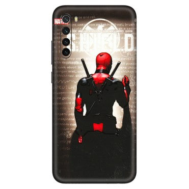 Xiaomi Redmi Phone Skins (All Models) - Deadpool - 3D Embossed Finish (L-56) Redmi Note 8