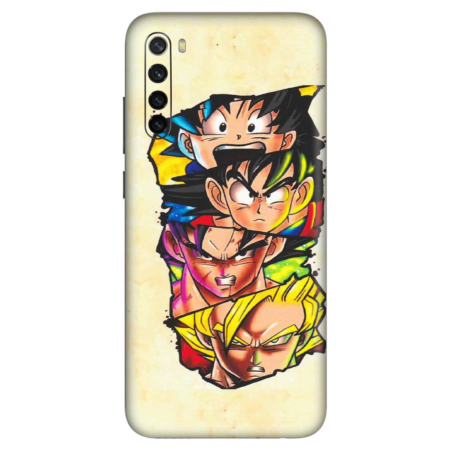 Xiaomi Redmi Phone Skins (All Models) - Angry Multi Anime - Matte Finish (M-113) Redmi Note 8