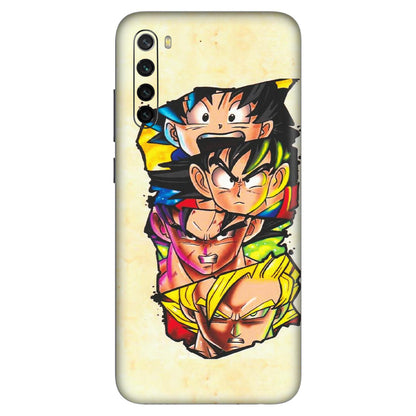 Xiaomi Redmi Phone Skins (All Models) - Angry Multi Anime - Matte Finish (M-113) Redmi Note 8