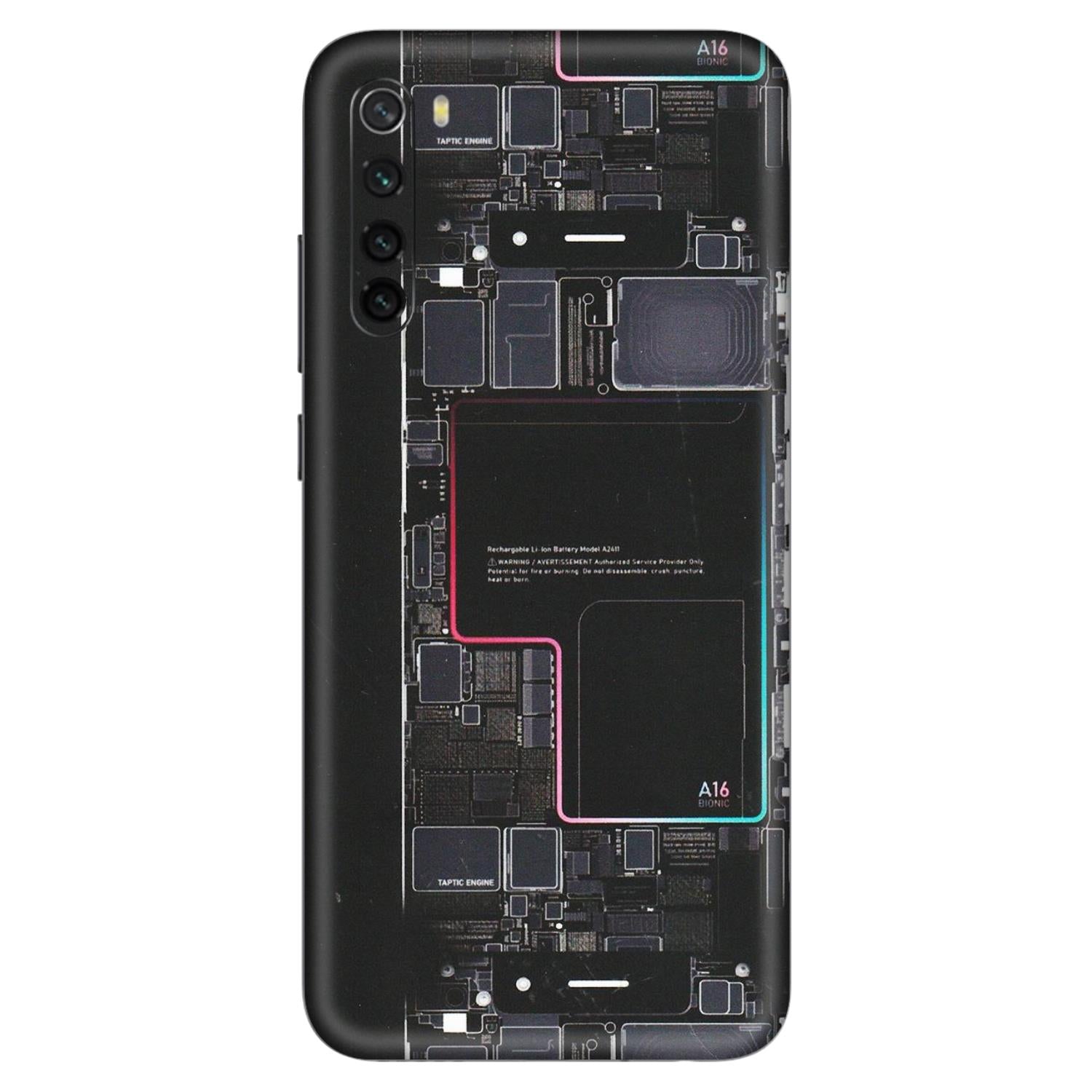 Xiaomi Redmi Phone Skins (All Models) - Motherboard Circuit Layout - Matte Finish (M-117) Redmi Note 8
