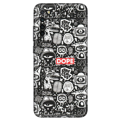 Xiaomi Redmi Phone Skins (All Models) - Dope Stay Classy Black Doodles - Matte Finish (M-126) Redmi Note 8