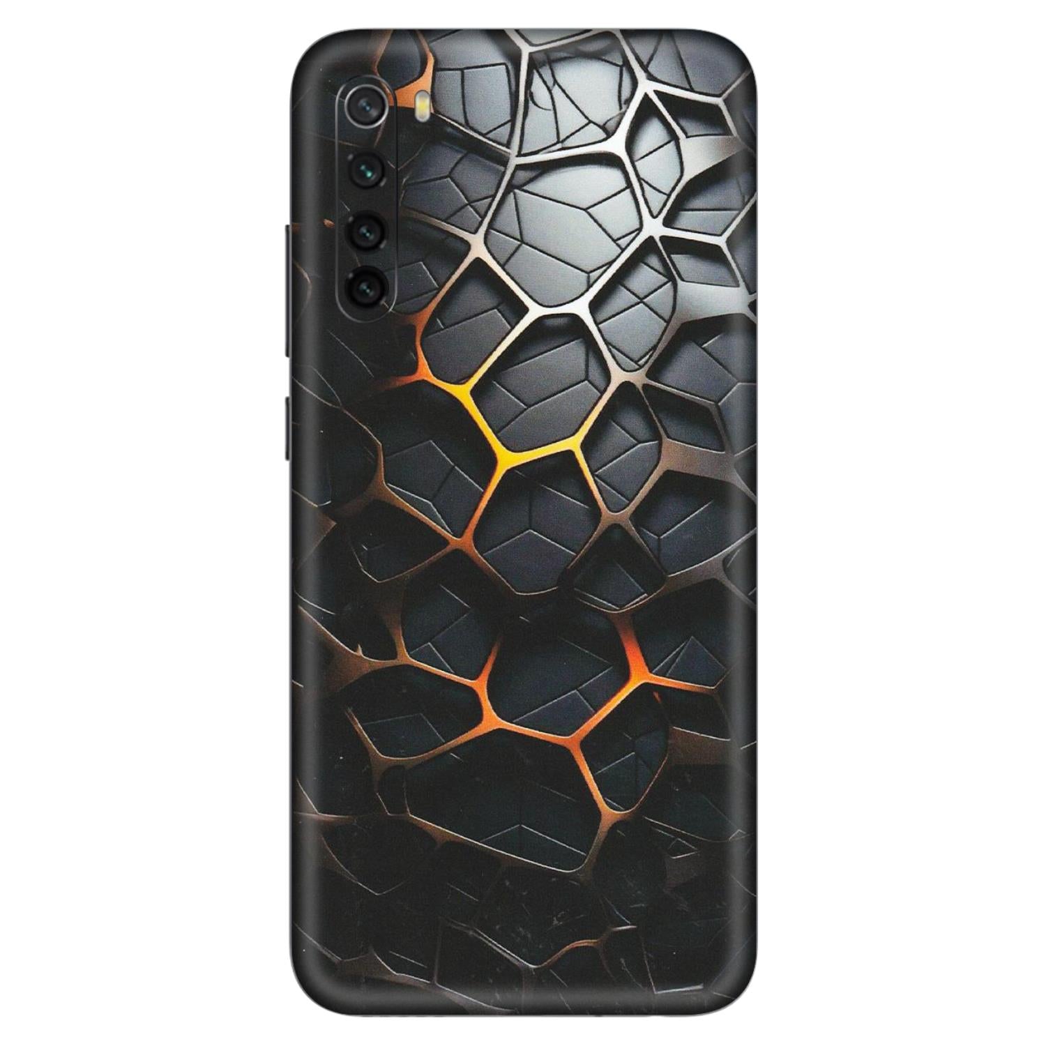 Xiaomi Redmi Phone Skins (All Models) - New Abstract Graphite Tiles - Matte Finish (M-130) Redmi Note 8