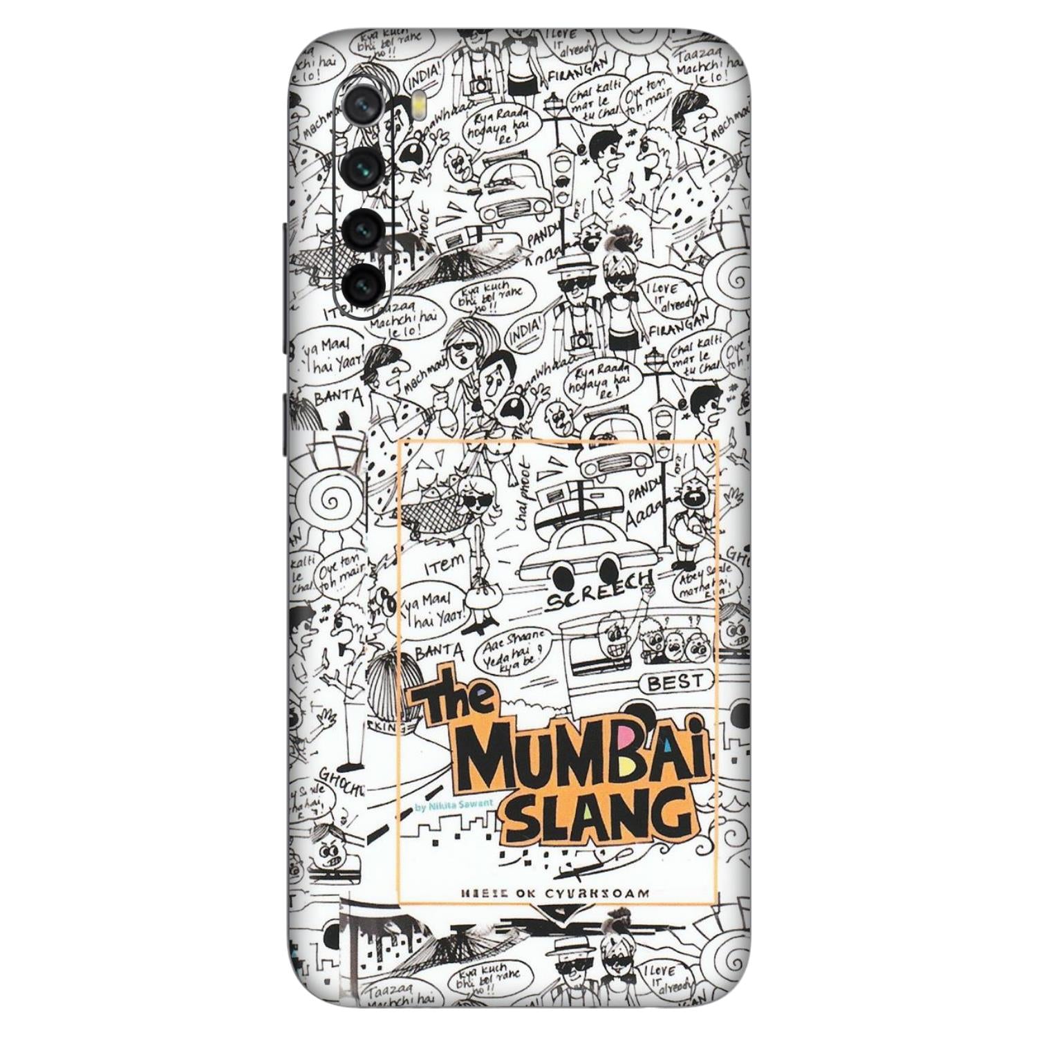 Xiaomi Redmi Phone Skins (All Models) - The Mumbai Slang - Matte Finish (M-142) Redmi Note 8