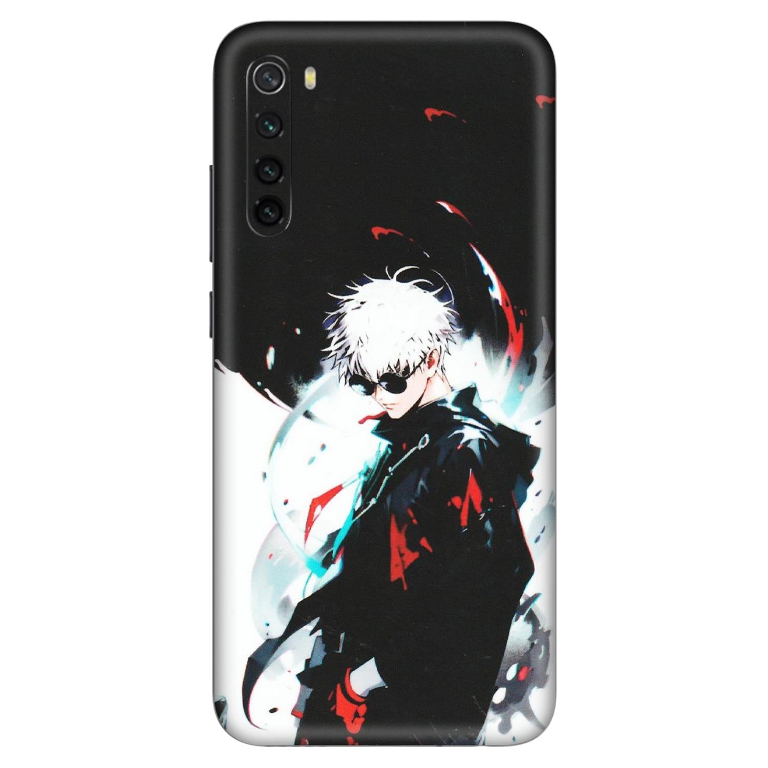 Xiaomi Redmi Phone Skins (All Models) - Gojo Powerful Charater Kaisen Anime - Matte Finish (M-144) Redmi Note 8