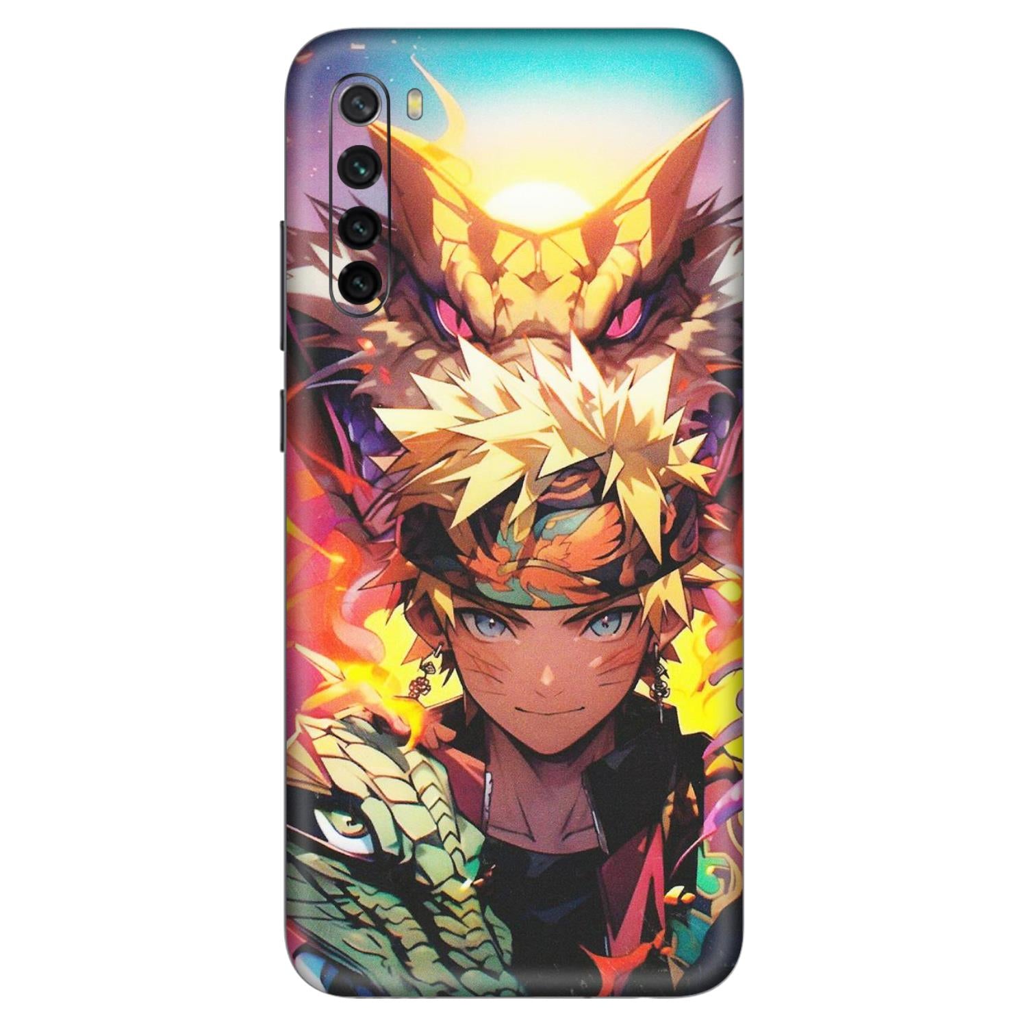 Xiaomi Redmi Phone Skins (All Models) - Angry Naruto Anime - Matte Finish (M-148) Redmi Note 8