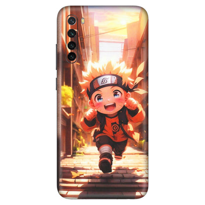 Xiaomi Redmi Phone Skins (All Models) - Naruto Cute Toon Running - Matte Finish (M-04) Redmi Note 8