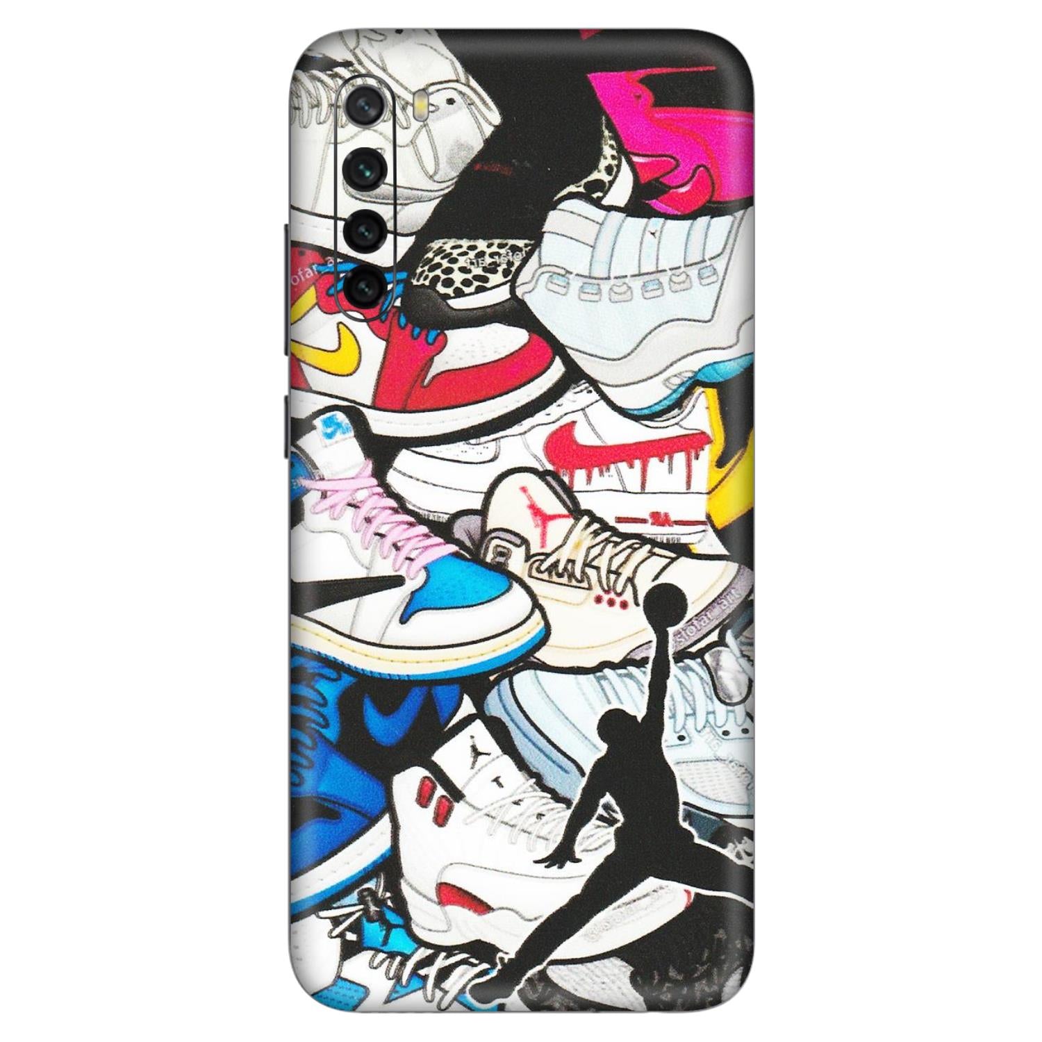 Xiaomi Redmi Phone Skins (All Models) - Jordan Sneakers Fan - Matte Finish (M-80) Redmi Note 8