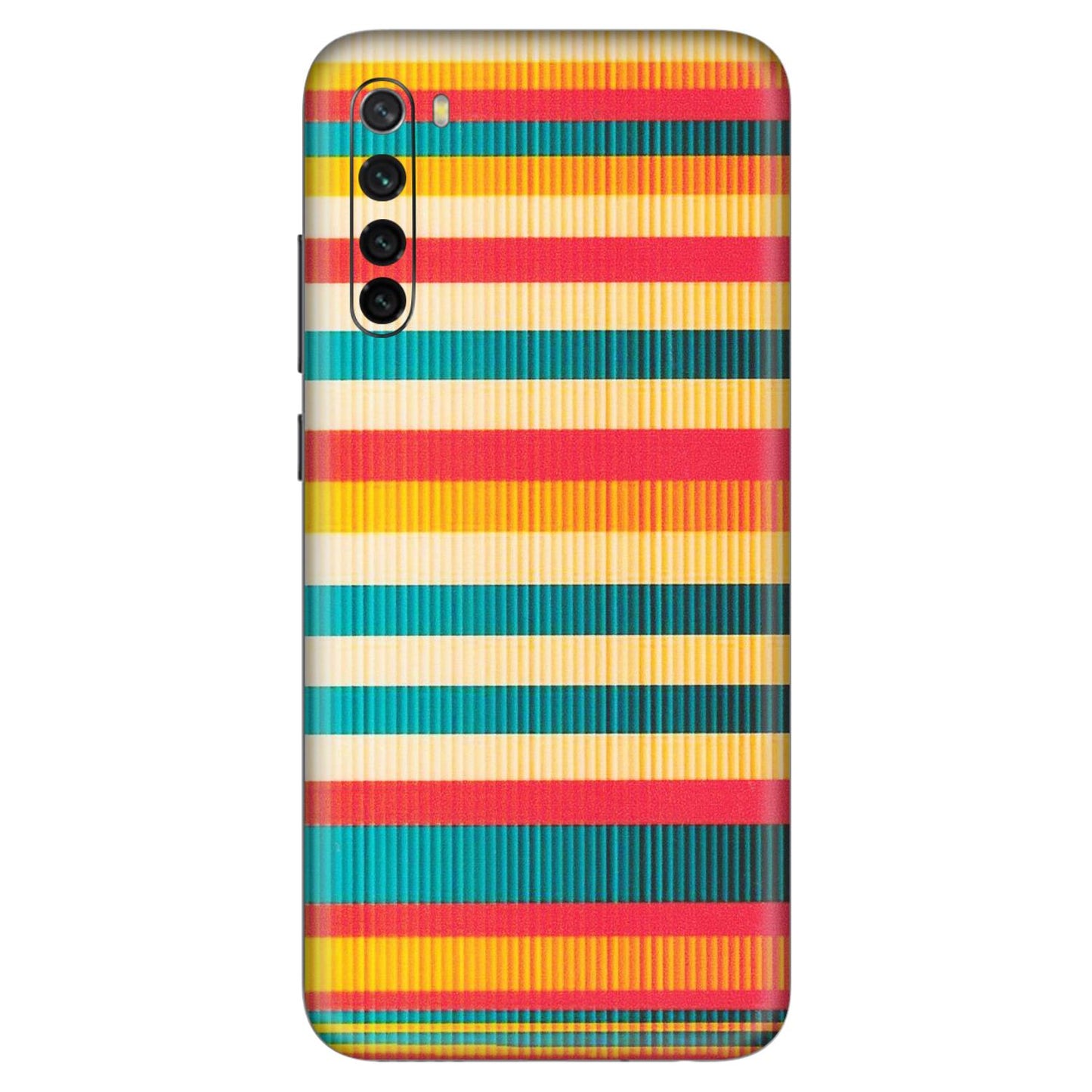 Xiaomi Redmi Phone Skins (All Models) - Colourful Stripes Soothing Effect - Matte Finish (M-86) Redmi Note 8