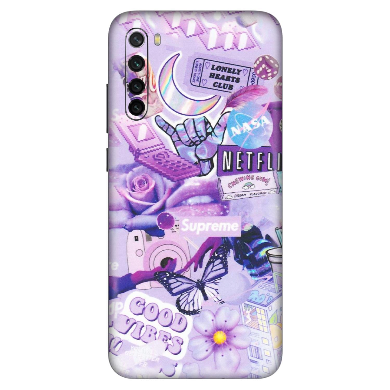 Xiaomi Redmi Phone Skins (All Models) - Supreme Purple Magic - Matte Finish (M-88) Redmi Note 8