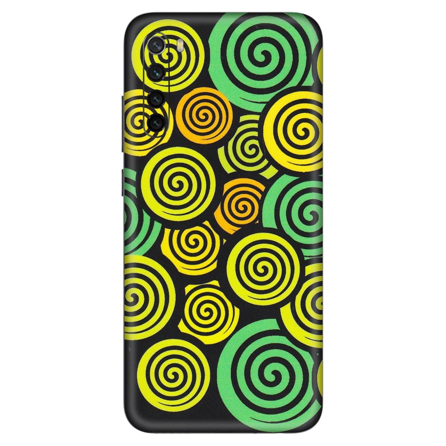 Xiaomi Redmi Phone Skins (All Models) - Crazy Spiral - Matte Finish (M-91) Redmi Note 8