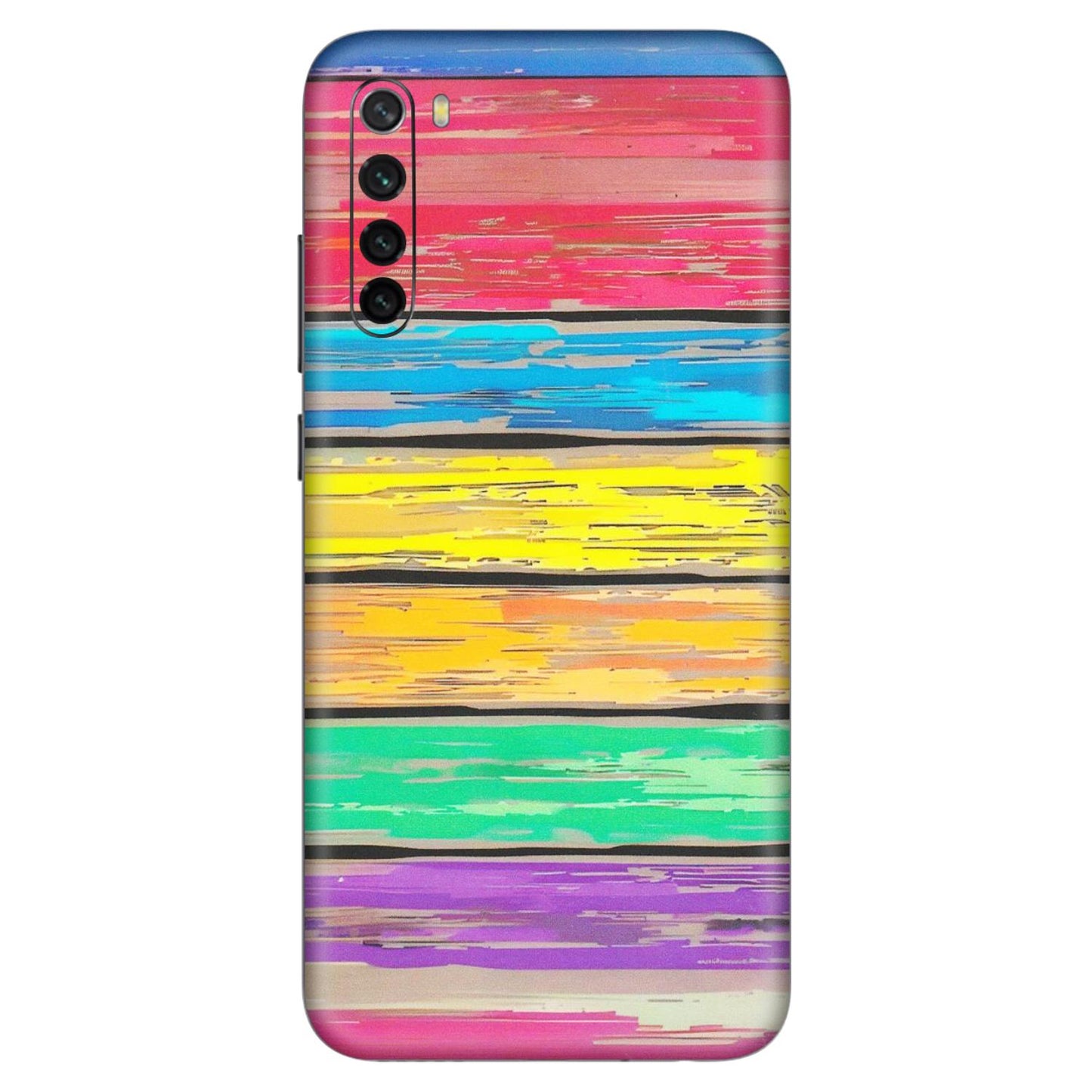 Xiaomi Redmi Phone Skins (All Models) - Multi Colour Wooden Wall - Matte Finish (M-96) Redmi Note 8