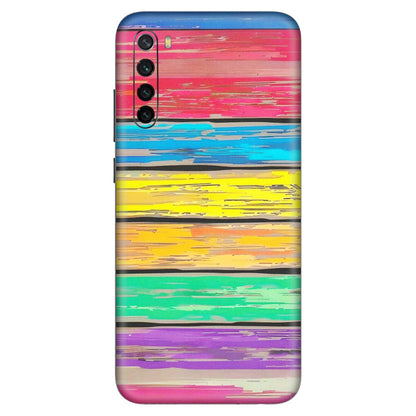 Xiaomi Redmi Phone Skins (All Models) - Multi Colour Wooden Wall - Matte Finish (M-96) Redmi Note 8