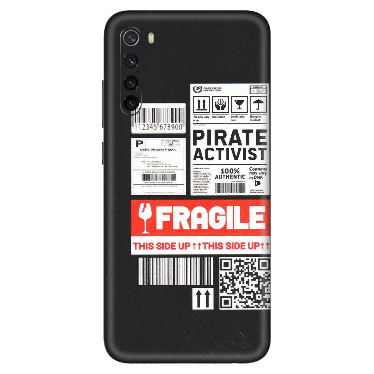 Xiaomi Redmi Phone Skins (All Models) - Handle With Care - Matte Finish (M-99) Redmi Note 8