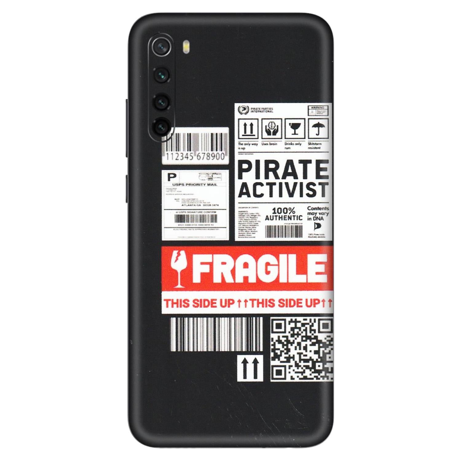 Xiaomi Redmi Phone Skins (All Models) - Handle With Care - Matte Finish (M-99) Redmi Note 8