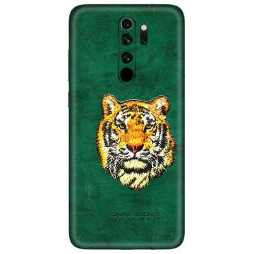Xiaomi Redmi Phone Skins (All Models) - Leather Feel Tiger - 3D Embossed Finish (L-111) Redmi Note 8 Pro