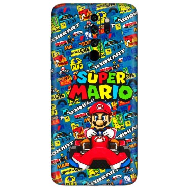 Xiaomi Redmi Phone Skins (All Models) - Super Mario Kart - 3D Embossed Finish (L-140) Redmi Note 8 Pro