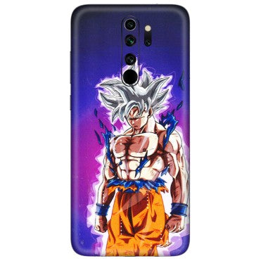Xiaomi Redmi Phone Skins (All Models) - Goku Purple Anime - 3D Embossed Finish (L-147) Redmi Note 8 Pro