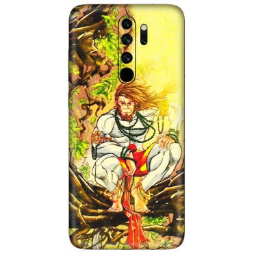 Xiaomi Redmi Phone Skins (All Models) - Lord Hanuman - 3D Embossed Finish (L-152) Redmi Note 8 Pro