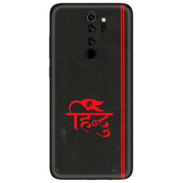 Xiaomi Redmi Phone Skins (All Models) - Hindu Black - 3D Embossed Finish (L-153) Redmi Note 8 Pro
