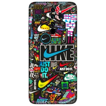 Xiaomi Redmi Phone Skins (All Models) - Just Do It Doodles - 3D Embossed Finish (L-166) Redmi Note 8 Pro