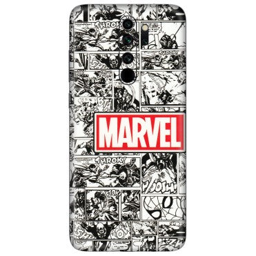 Xiaomi Redmi Phone Skins (All Models) - Marvel Comic - 3D Embossed Finish (L-171) Redmi Note 8 Pro