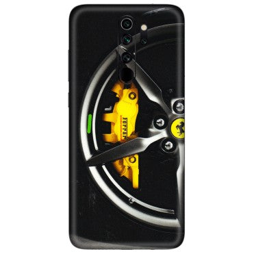 Xiaomi Redmi Phone Skins (All Models) - Ferrari Wheel Alloy - 3D Embossed Finish (L-173) Redmi Note 8 Pro