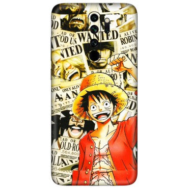 Xiaomi Redmi Phone Skins (All Models) - Luffy Anime - 3D Embossed Finish (L-177) Redmi Note 8 Pro