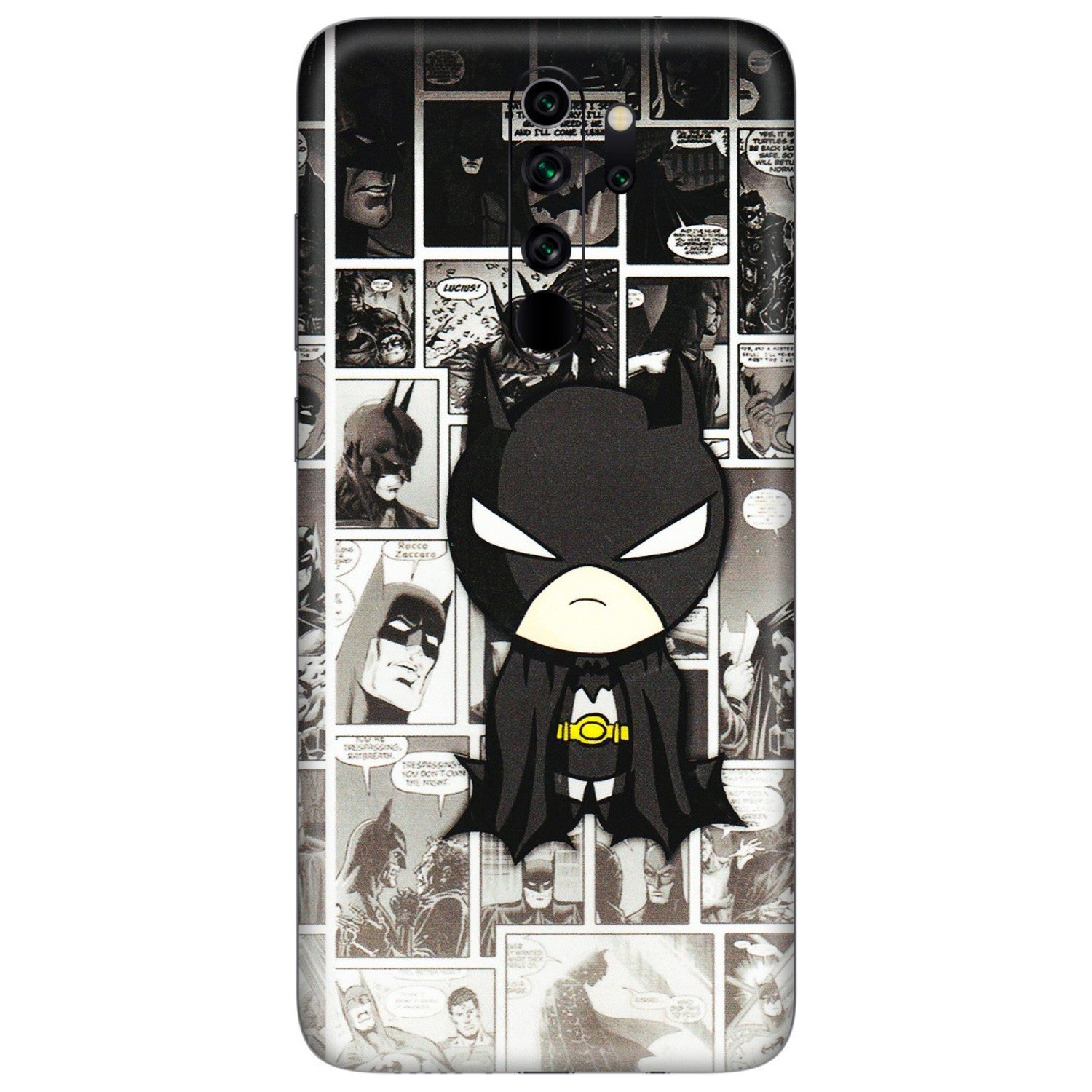 Xiaomi Redmi Phone Skins (All Models) - Toon Batman - 3D Embossed Finish (L-182) Redmi Note 8 Pro