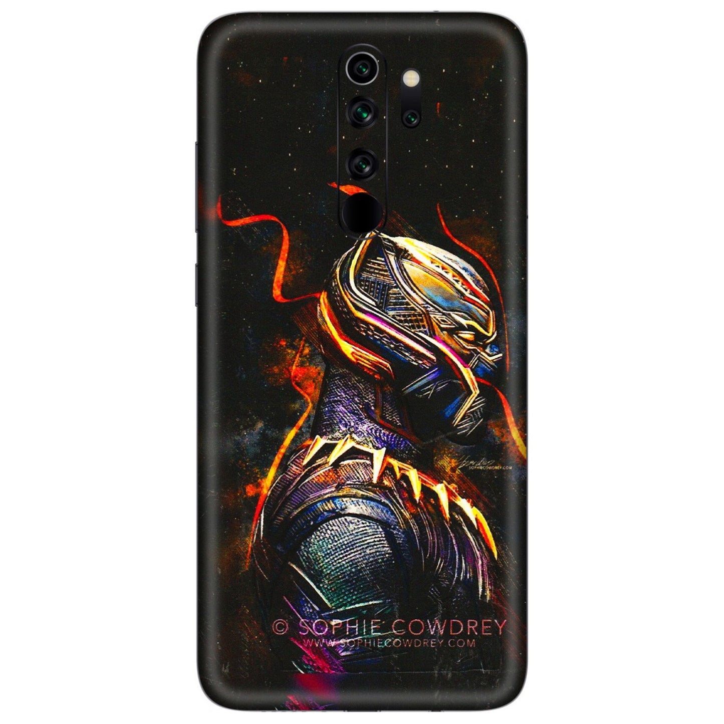 Xiaomi Redmi Phone Skins (All Models) - Black Panther - 3D Embossed Finish (L-190) Redmi Note 8 Pro