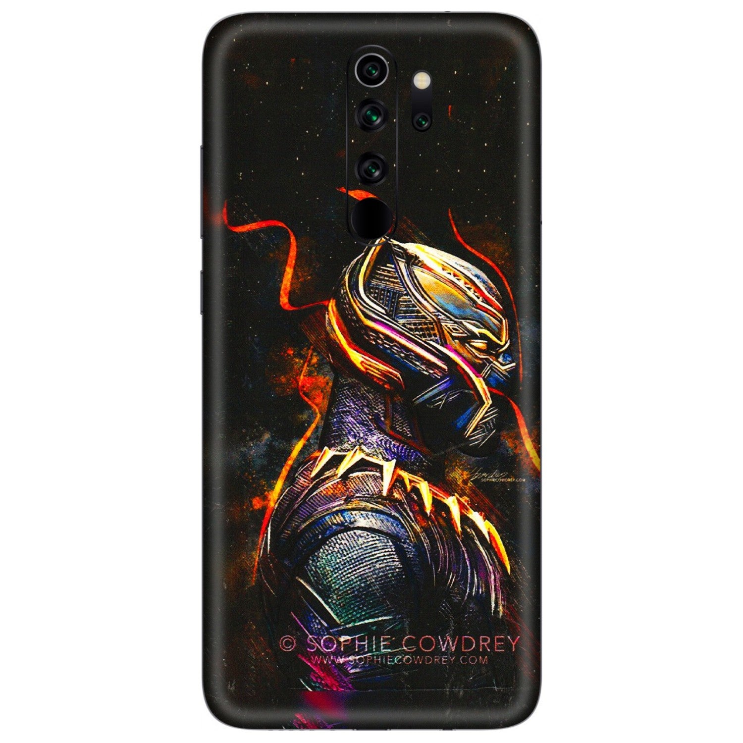 Xiaomi Redmi Phone Skins (All Models) - Black Panther - 3D Embossed Finish (L-190) Redmi Note 8 Pro