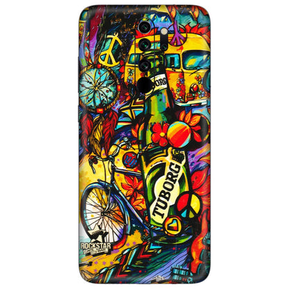 Xiaomi Redmi Phone Skins (All Models) - Cool Beer Bottle - 3D Embossed Finish (L-193) Redmi Note 8 Pro