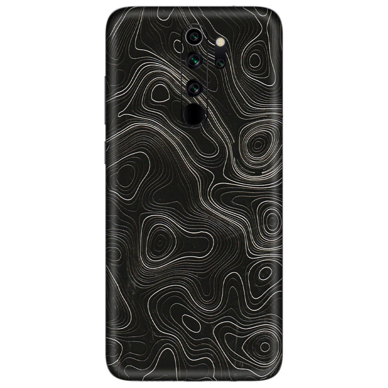 Xiaomi Redmi Phone Skins (All Models) - Black Swirl - 3D Embossed Finish (L-196) Redmi Note 8 Pro
