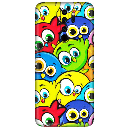 Xiaomi Redmi Phone Skins (All Models) - Cute Fluffy Birds - 3D Embossed Finish (L-213) Redmi Note 8 Pro