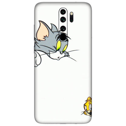 Xiaomi Redmi Phone Skins (All Models) - Cute Tom And Jerry - 3D Embossed Finish (L-220) Redmi Note 8 Pro