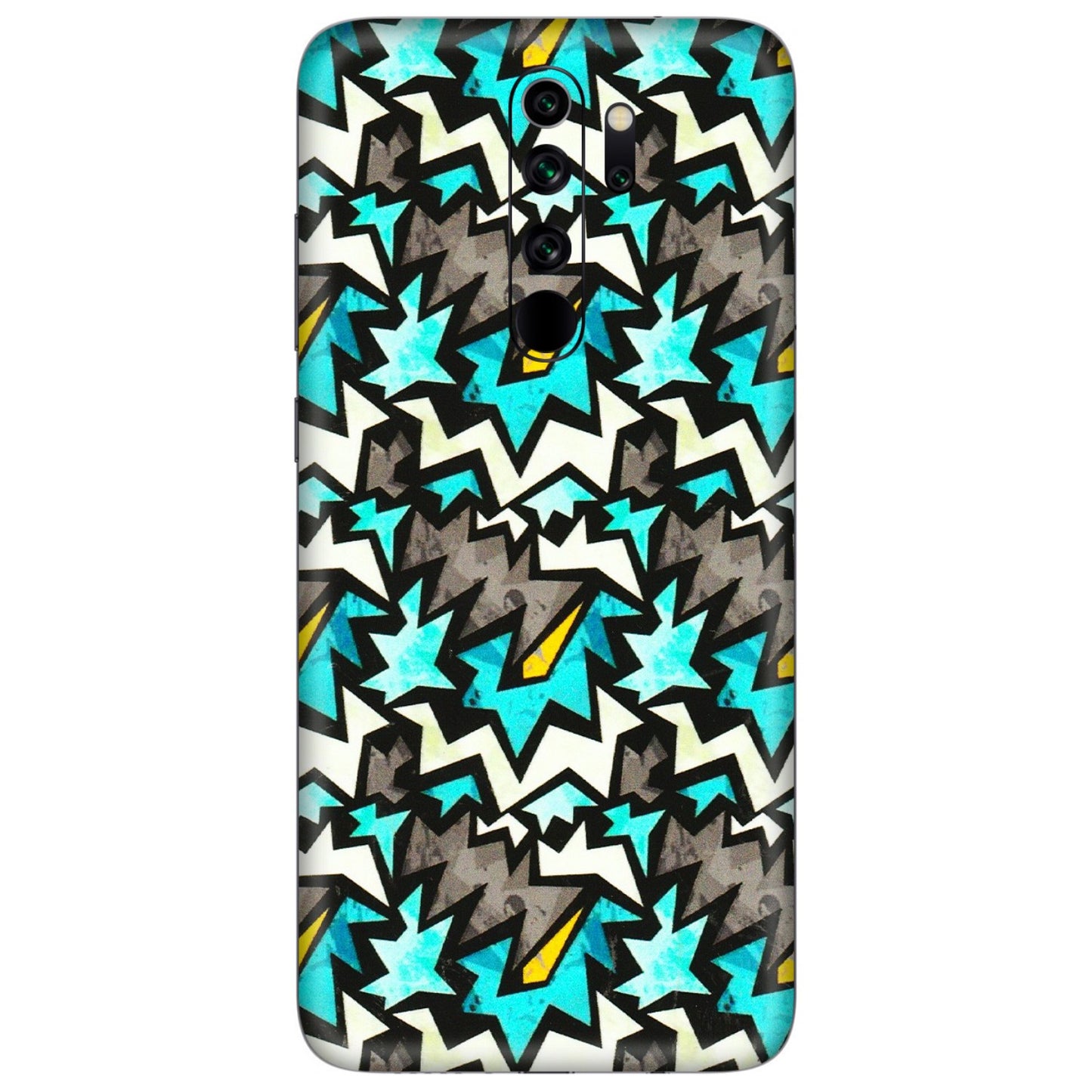 Xiaomi Redmi Phone Skins (All Models) - Funky Zig Zag - 3D Embossed Finish (L-223) Redmi Note 8 Pro
