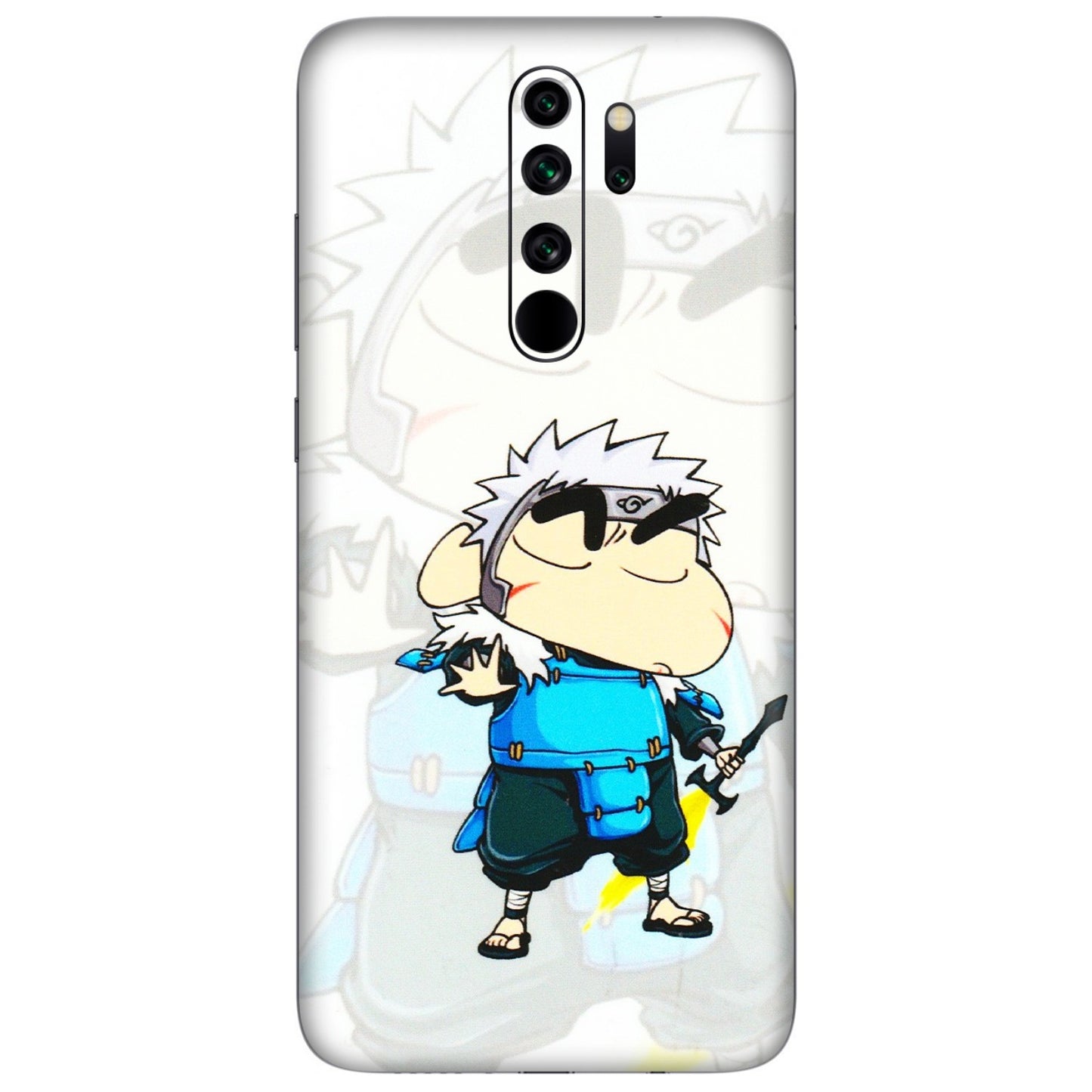 Xiaomi Redmi Phone Skins (All Models) - Angry Young Shinchan - 3D Embossed Finish (L-226) Redmi Note 8 Pro