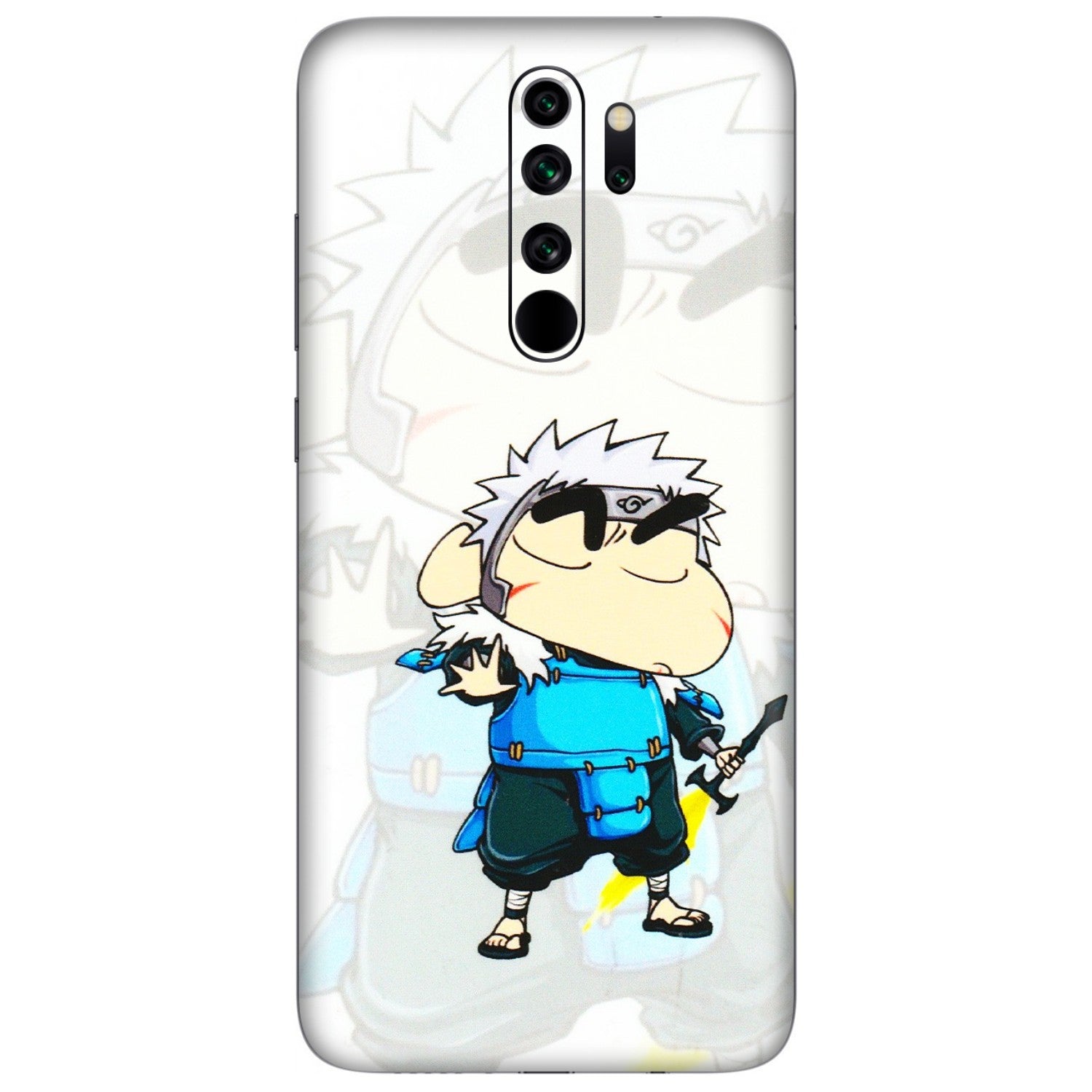 Xiaomi Redmi Phone Skins (All Models) - Angry Young Shinchan - 3D Embossed Finish (L-226) Redmi Note 8 Pro