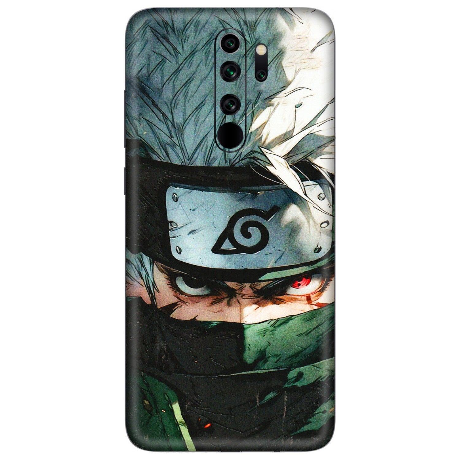 Xiaomi Redmi Phone Skins (All Models) - Kakashi Red Eye Focus - 3D Embossed Finish (L-227) Redmi Note 8 Pro