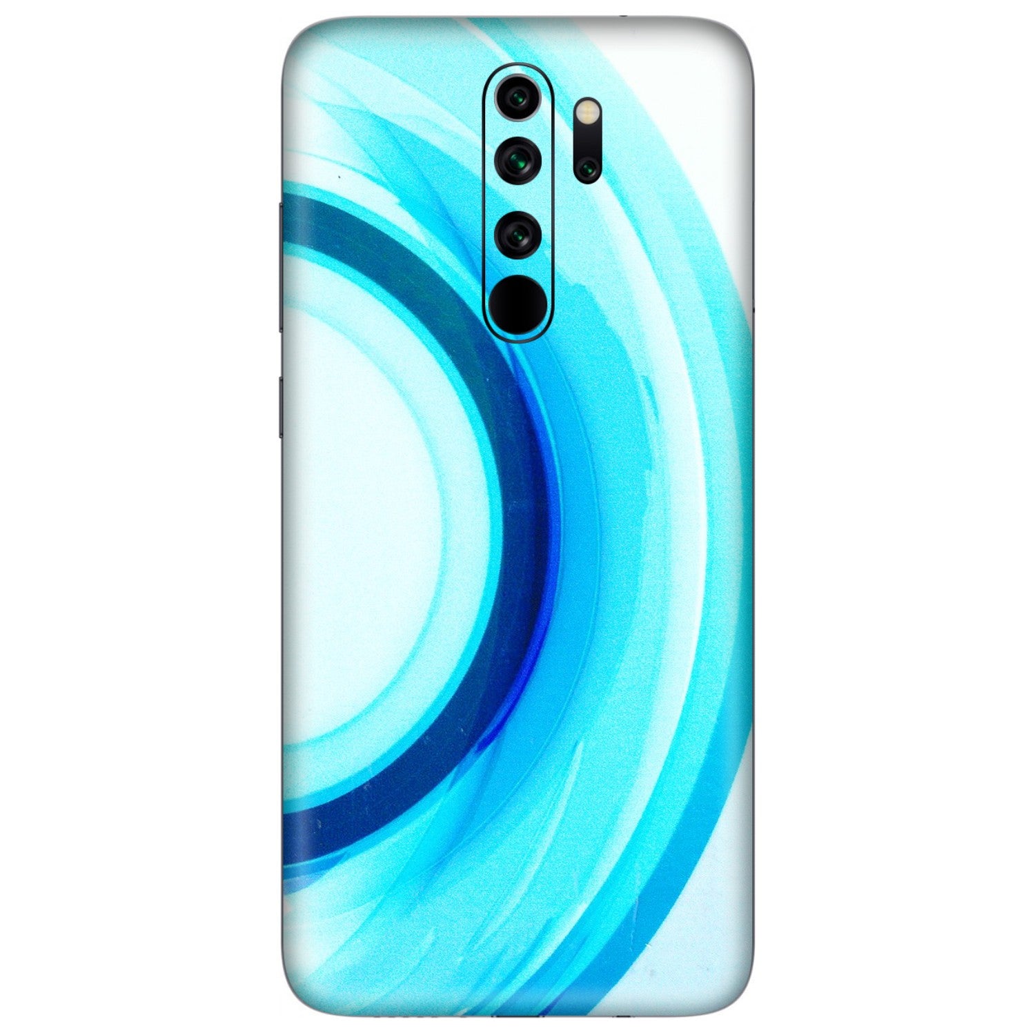 Xiaomi Redmi Phone Skins (All Models) - The Blue Curve - 3D Embossed Finish (L-244) Redmi Note 8 Pro