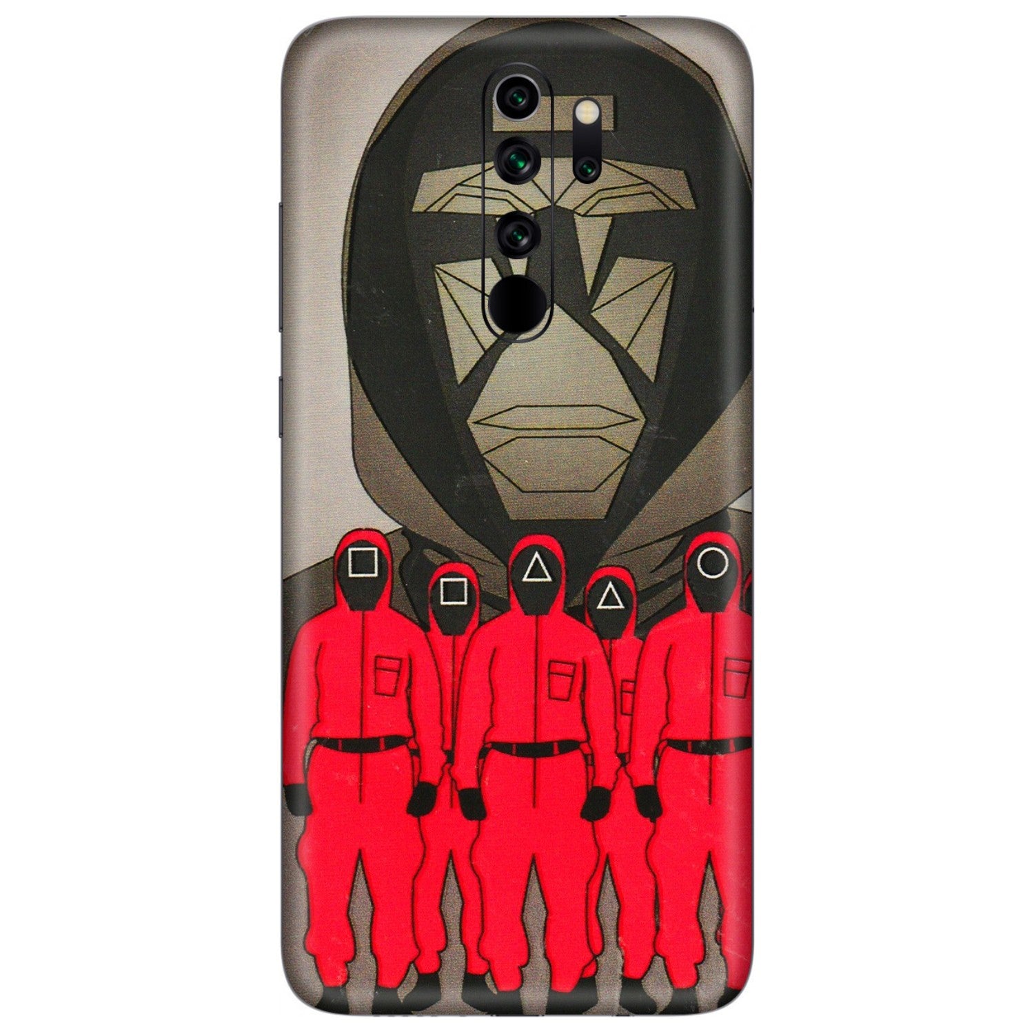 Xiaomi Redmi Phone Skins (All Models) - Squid Game Hero - 3D Embossed Finish (L-245) Redmi Note 8 Pro