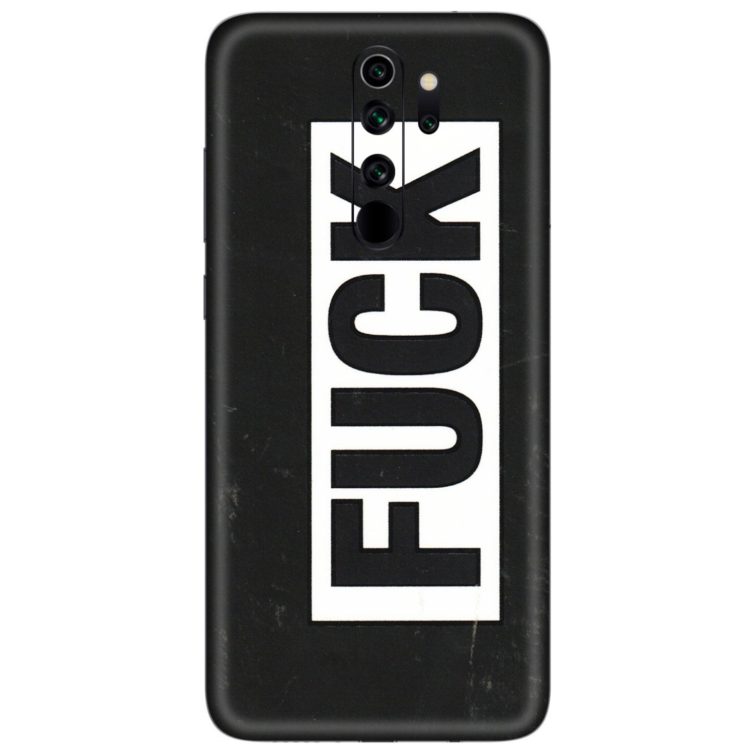 Xiaomi Redmi Phone Skins (All Models) - The F Word - 3D Embossed Finish (L-255) Redmi Note 8 Pro