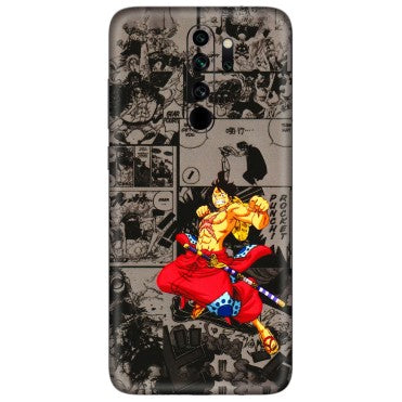 Xiaomi Redmi Phone Skins (All Models) - One Piece Rocket Punch Manga - 3D Embossed Finish (L-25) Redmi Note 8 Pro
